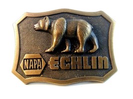 Vintage NAPA Echlin Grizzly Bear Belt Buckle Made in U.S.A. - £13.44 GBP