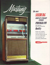 Seeburg Mustang Phonograph Orig Coin Operated Jukebox Sales Flyer Vintage 1964 - £23.02 GBP