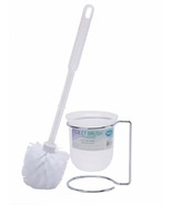 Toilet Bowl Brush and Wire &amp; Plastic Holder – Bathroom Cleaning Storage - $12.02 CAD