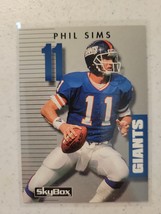 1992 Skybox Primetime #215 Phil Simms - New York Giants - NFL - Freshly Opened - £1.43 GBP