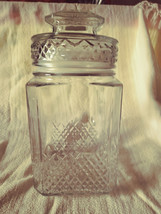 Koeze&#39;s Glass Wexford cut Glass Apothecary Jar 2 sizes available. - $15.00+