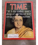 Time Magazine November 12, 1984- Indira Gandhi&#39;s Death Indian History - $8.00