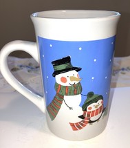 Coffee or Cocoa Mug   Snowman Penguins Tree Holiday CHRISTMAS - $10.64