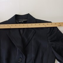 Antonio Melani Women's Black 3-Button Front Closed Pockets Blazer Jacket Size 2 image 6