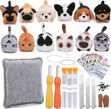 Mayboos Needle Felting Kit,12 Pieces Doll Making Wool Needle Felting Sta... - $51.77