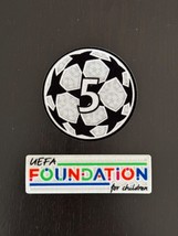 Patch Barcelone Ligue des Champions officiel 24/25 + UEFA Foundation - £8.33 GBP