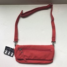 Red Convertible Belt ‘n Bag Crossbody Shoulder NWT 9x4.5” Zipper &amp; Snap ... - £15.56 GBP