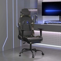  Gaming Chair Black and Camouflage - $268.05 CAD