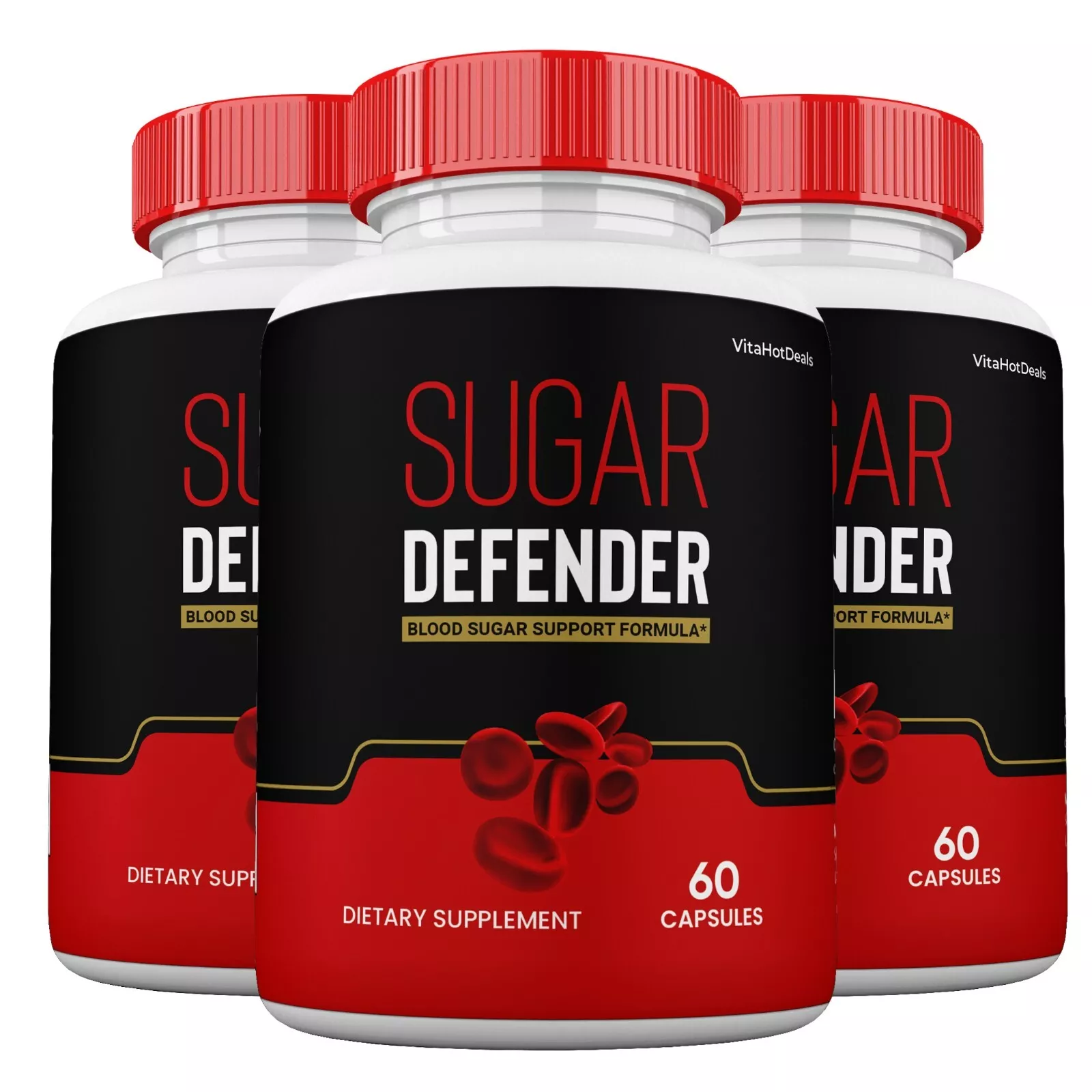 3 Pack Sugar Defender Pills Official Sugar Defender 24 Max Strength - $99.98