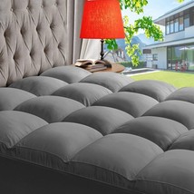 Overfilled Mattress Topper Extra Thick Pad Pillowtop Pain Relief Deep Po... - $149.08+