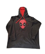DEADPOOL 2 Marvel Comics Black Red Hoodie Sweatshirt Men&#39;s Sz 2XL - $25.95 CAD
