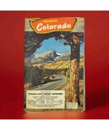 Colorful Colorado State Highway 1950 Vintage Travel Brochure Map Fold Out - $10.95