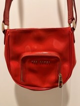 Ted Baker Red Patent Leather Medium Shoulder Bag - $93.50