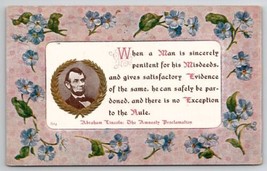 Abraham Lincoln The Amnesty Proclamation Postcard X26 - £4.58 GBP