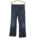 CITIZEN OF HUMANITY WOMEN SIZE 25 CADET STRETCH LOW RISE STRAIGHT LEG BL... - €34,27 EUR
