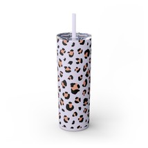 Cute Cheetah Print 20 oz. Stainless Steel Tumbler Animal Print - Non Toxic! - $1,025.16 MXN