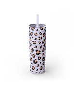 Cute Cheetah Print 20 oz. Stainless Steel Tumbler Animal Print - Non Toxic! - $1,025.16 MXN