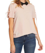 Cece Womens Tie Sleeve Collared Blouse, Large, Pink - £65.11 GBP
