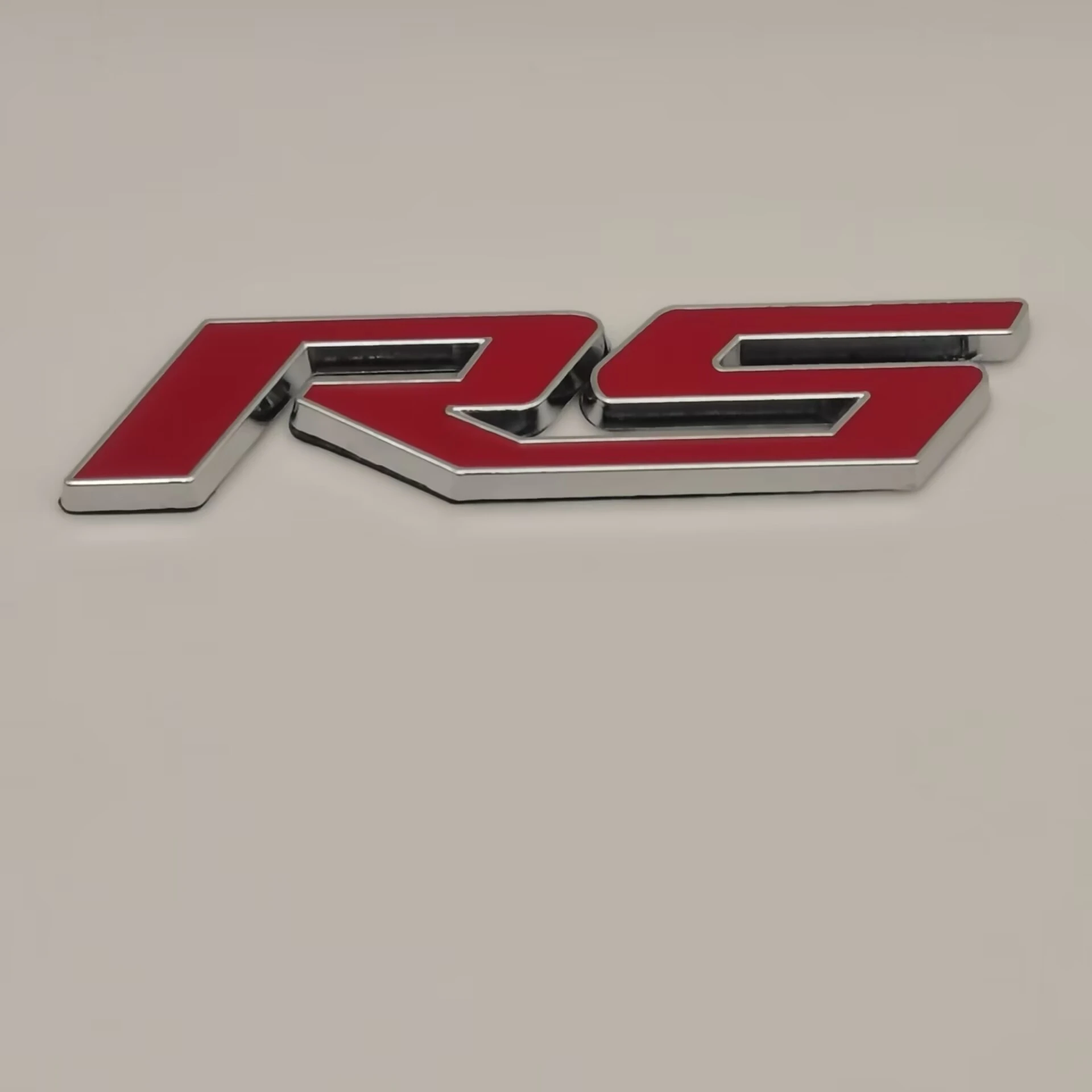 1pcs Metal Car Styling RS Logo Emblem Rear Trunk Sticker For Che-vrolet Cruze Ca - £14.15 GBP