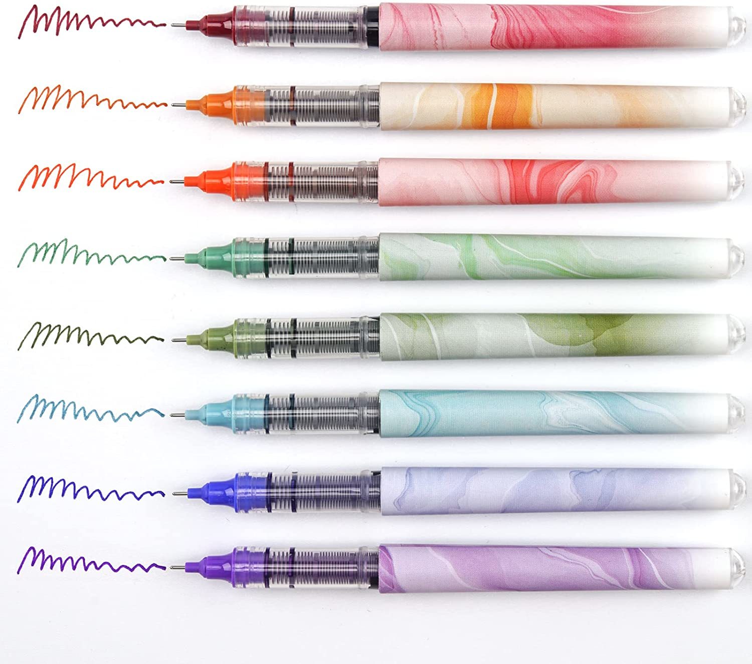 My new Writech 10 pack gel pens Retractable in vintage ink colors