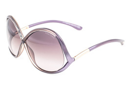 Tom Ford IVANNA 372 69Z Purple / Brown Gradient Sunglasses TF372 69Z 64mm - £141.29 GBP