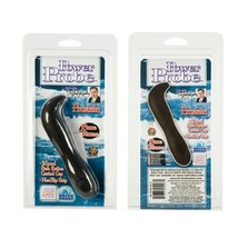 PROSTATE POWER PROBE BLACK SILICONE P SPOT STIMULATION - $278.56 MXN