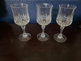 One 8Oz Wine Glass, Crystal, Cut Glass, Elegant Stemware. $5/Glass. - $5.00