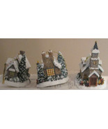 Kinkade Set 3 (See Descript) WINTER MEMORIES Bradford Exchange COA NIB - £24.15 GBP