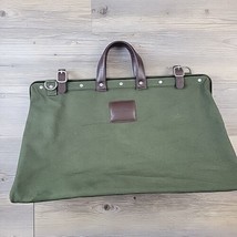 Line of Trade No. 0312 Men&#39;s Canvas Weekender Bag Olive Green Duffel Tote - $29.99