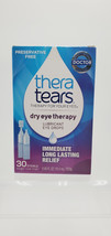 Thera Tears Dry Eye Therapy Lubricant Eye Drops .6oz 30 Vials Ex 2021 - $13.52 CAD