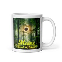 Maine Total Solar Eclipse Mug April 8 2024 Funny Humor About Sparse Ruralness Pa - $16.99+