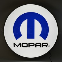 Mopar Omega M 15 Inches Backlit Led Neon Light Sign 15&quot; by 15&quot; - £159.83 GBP