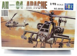 Lee AH-64 Apache Helicopter Model Kit Vintage 1:72 Scale New Open Box - $29.69