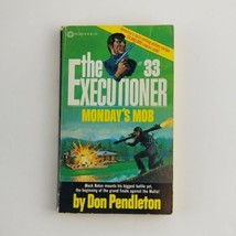 The Executioner #33 Mondays Mob Pendleton Vintage Paperback Book 1st Printing