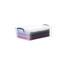 10 Qt Clear Plastic Storage Bins With Lids And Latches, Organizing Containers, S - £31.96 GBP