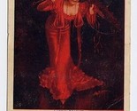 Lady in Scarlet 1907 Artist Signed Postcard - $9.90