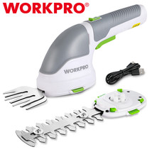 WORKPRO 2 in 1 Cordless Grass Shear Shrubbery Trimmer Hedge Shears/Grass Cutters - £51.95 GBP