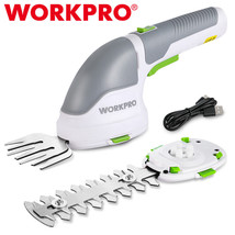 WORKPRO 2 in 1 Cordless Grass Shear Shrubbery Trimmer Hedge Shears/Grass Cutters - £45.55 GBP