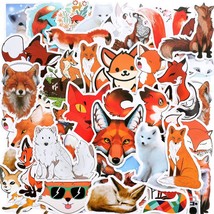 100 Pieces Woodland Animal Stickers Mixed Cartoon Decals Waterproof Wate... - £10.21 GBP