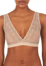 DKNY DK7596 Women&#39;s Pure Lace Bralette Cashmere Beige Tan New w/ Tags - £21.28 GBP