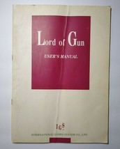 Lord Of Gun Arcade MANUAL Original IGS 1994 Video Game Service Repair Pa... - £31.02 GBP