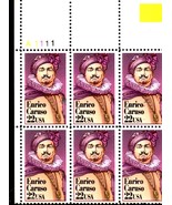 U S. Stamps -  22 cent Block of six Enrico Caruso Rigoleto Stamps - £3.16 GBP
