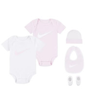 Nike Baby Boys or Girls Neutral Swoosh Bodysuit , 5-Piece 0-6 Months - £33.08 GBP