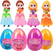 Easter Basket Stuffers for Kids Toddler 4 Pack Princess Deformation Easter Eggs  - £29.08 GBP