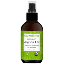 Sky Organics Organic Jojoba Oil for Face and All Skin Types to Balance Skin 4 fl - £17.36 GBP