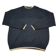 Jordan Craig Collection Shirt Mens L Blue Pullover Sweater Crew Neck Lon... - $25.72