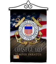 US Coast Guard Semper Paratus - Impressions Decorative Metal Wall Hanger Garden  - £26.86 GBP