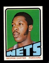 1972-73 Topps #197 George Carter Nm Ny Nets Nicely Centered *X65722 - £3.85 GBP