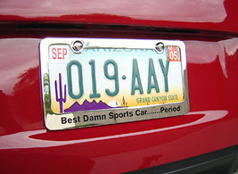 C8 Corvette Best Damn Sports Car...Period License Plate Frame - $32.95