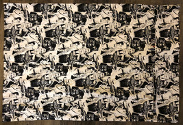 Vintage Star Wars Pillow Case - Imperial Dark side Black and White Storm... - $14.70